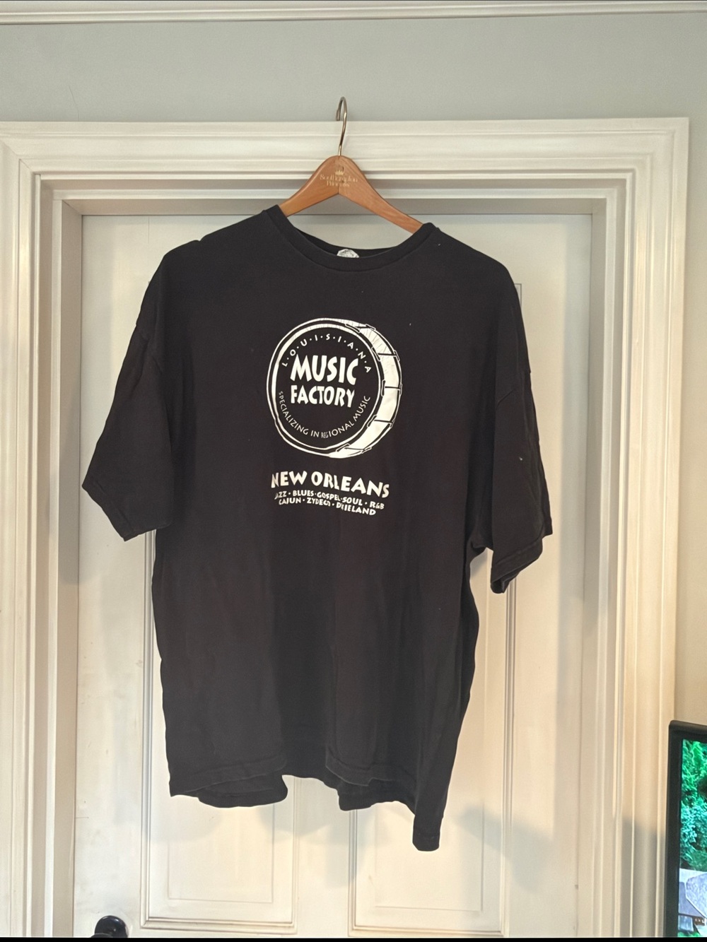 Music Factory New Orleans Black Graphic Tee
